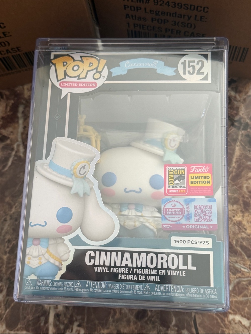 LIMITED EDITION - SAN DIEGO COMIC CON 2026 -  Cinnamoroll Vinyl Figure - Picture 2 of 4